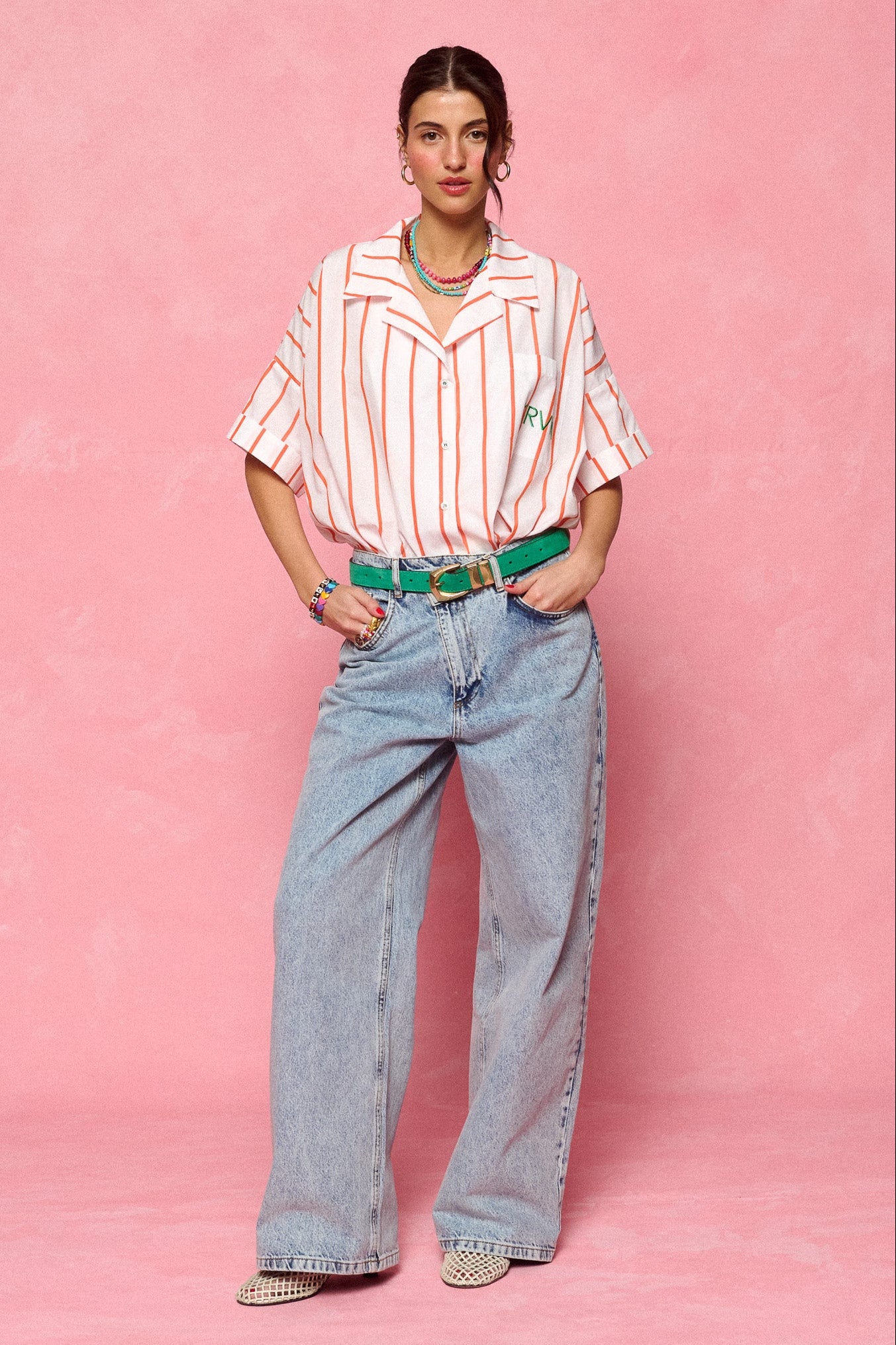 Zinnia Shirt (Orange) – Karavan Clothing