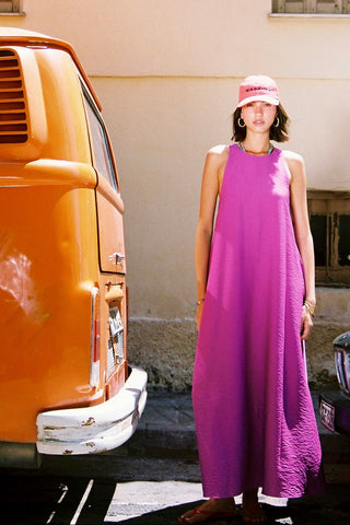 karavan clothing fashion spring summer 26 nai special issue collection cyrus dress purple