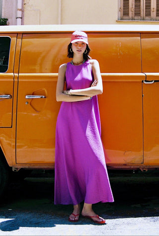 karavan clothing fashion spring summer 26 nai special issue collection cyrus dress purple