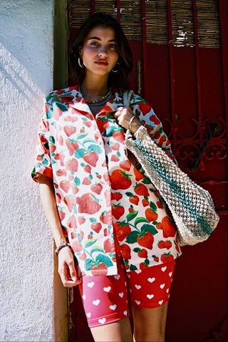 karavan clothing fashion spring summer 26 nai special issue collection zinnia shirt strawberries