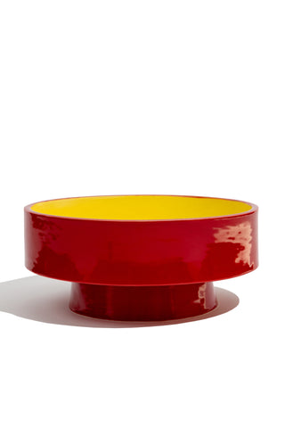 karavan clothing fashion fall winter 25 homecoming homeware collection ceramic fruit bowl yellow red