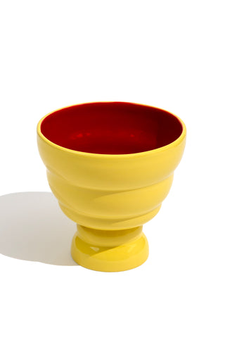 karavan clothing fashion fall winter 25 homecoming homeware collection big ceramic bowl yellow red