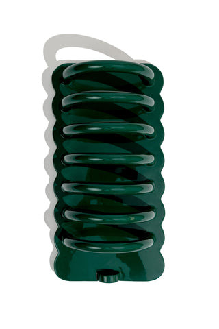 karavan clothing fashion fall winter 25 homecoming homeware collection ceramic holder for books and vinyl dark green