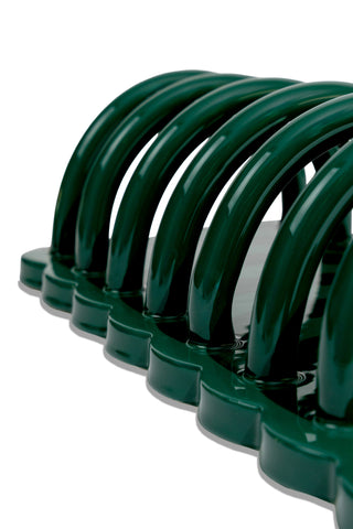 karavan clothing fashion fall winter 25 homecoming homeware collection ceramic holder for books and vinyl dark green