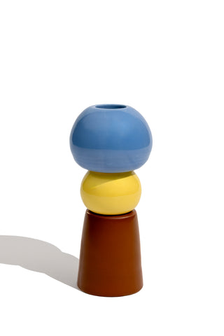 karavan clothing fashion fall winter 25 homecoming homeware collection candle holder light blue yellow brown