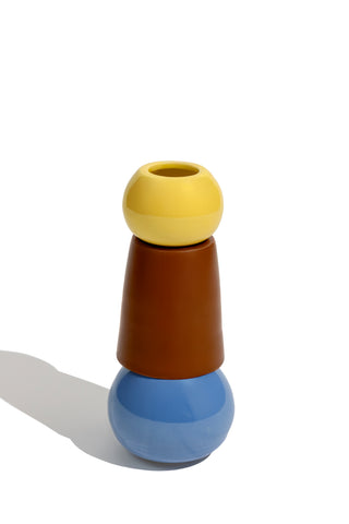 karavan clothing fashion fall winter 25 homecoming homeware collection candle holder light blue yellow brown