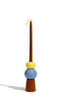 karavan clothing fashion fall winter 25 homecoming homeware collection candle holder light blue yellow brown