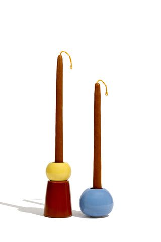 karavan clothing fashion fall winter 25 homecoming homeware collection candle holder light blue yellow brown