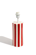 karavan clothing fashion fall winter 25 homecoming homeware collection table lamp red stripes