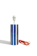 karavan clothing fashion fall winter 25 homecoming homeware collection table lamp blue stripes