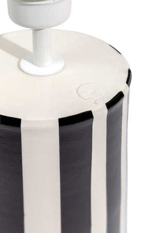 karavan clothing fashion fall winter 25 homecoming homeware collection table lamp black stripes