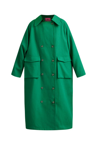 karavan clothing fashion autumn winter 24 collection griffin coat green
