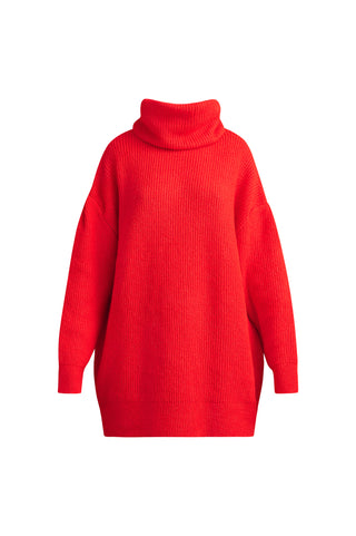 Penny Sweater (Coral Red)