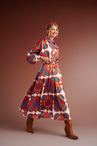 karavan clothing fashion autumn winter 24 collection omar dress