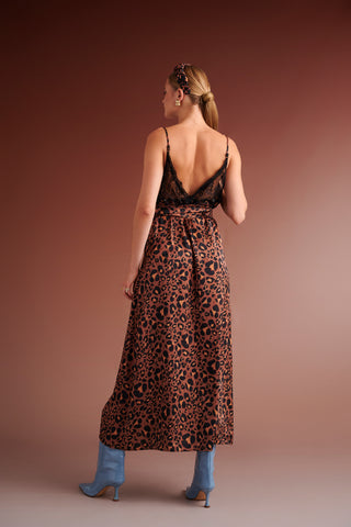 karavan clothing fashion autumn winter 24 collection chiara dress leopard