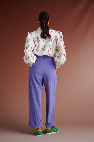 karavan clothing fashion autumn winter 24 collection thomas trousers purple