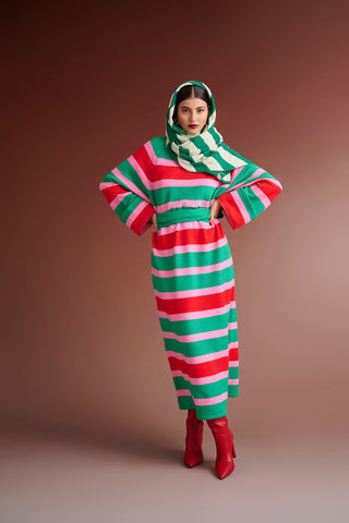 karavan clothing fashion autumn winter 24 collection walter scarf green