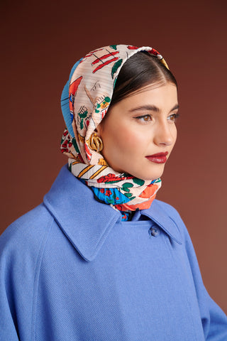 karavan clothing fashion autumn winter 24 collection amber scarf