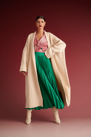 krvn by karavan clothing fashion autumn winter 24 collection flavio skirt green