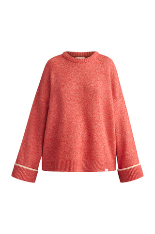krvn by karavan clothing fashion autumn winter 24 collection lilou sweater red