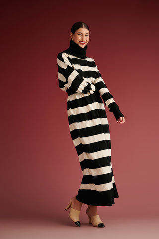 krvn by karavan clothing fashion autumn winter 24 collection amabel dress black