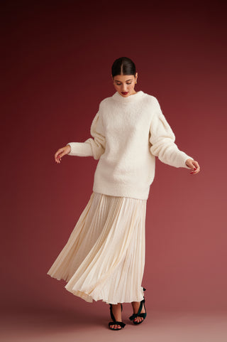 krvn by karavan clothing fashion autumn winter 24 collection flavio skirt ivory