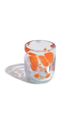 Water Glass (Red/Orange)
