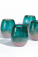 karavan clothing spring summer homeware collection water glass green pink