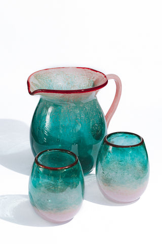 karavan clothing spring summer homeware collection glass water jug