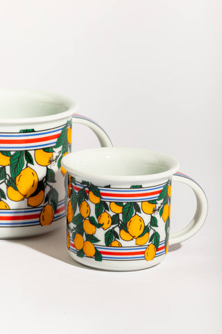 Mini Porcelain Mug (Lemons)