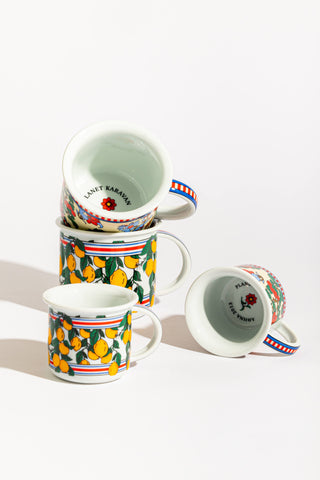 Porcelain Mug (Lemons)