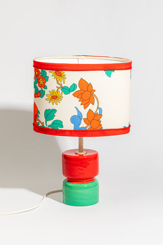 Table Lamp (Red/Mint)