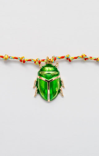 karavan clothing fashion spring summer 26 nai vera's day collection scarab necklace golden