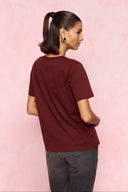 karavan fall winter 26' collection helia tee set bordeaux brown
