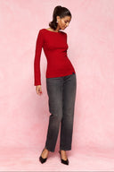 karavan fall winter 26' collection jaden top red