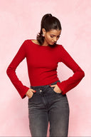 karavan fall winter 26' collection jaden top red