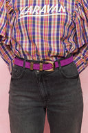 karavan fall winter 26' collection farrow belt purple