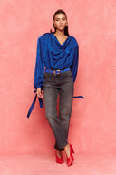 karavan fall winter 26' collection nana top blue