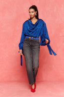 karavan fall winter 26' collection nana top blue
