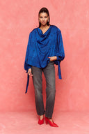 karavan fall winter 26' collection nana top blue