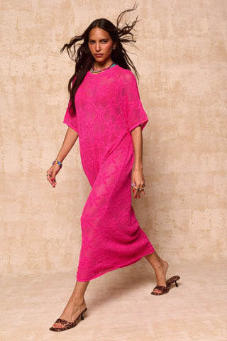 karavan clothing fashion spring summer 26 nai collection agatha knitted dress pink