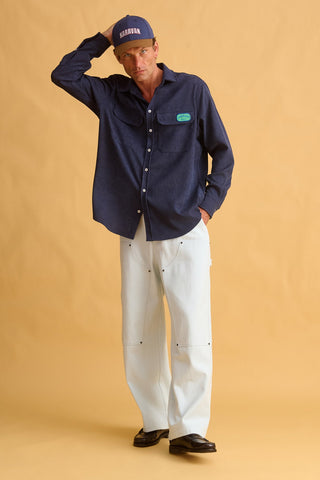 karavan clothing fashion fall winter 25 homecoming men collection alan shirt dark blue