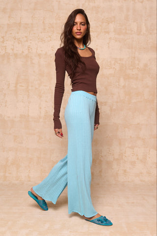 karavan clothing fashion krvn spring summer 26 nai collection magda top brown