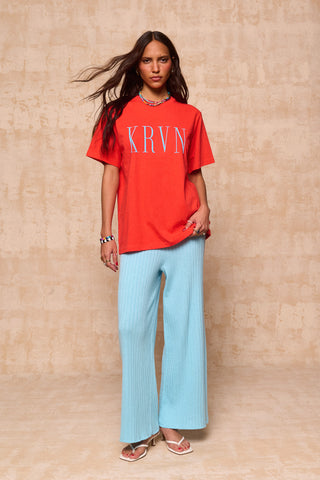 karavan clothing fashion krvn spring summer 26 nai collection reem tee tomato red