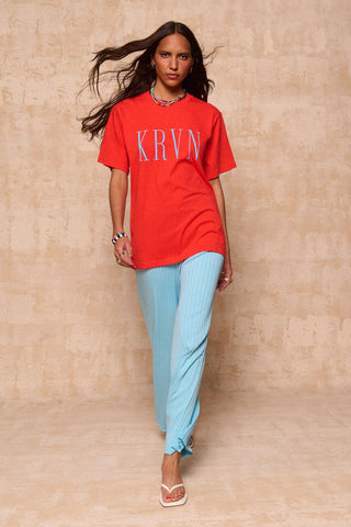 karavan clothing fashion krvn spring summer 26 nai collection reem tee tomato red