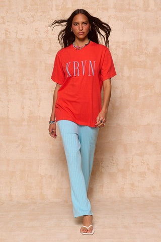 karavan clothing fashion krvn spring summer 26 nai collection reem tee tomato red