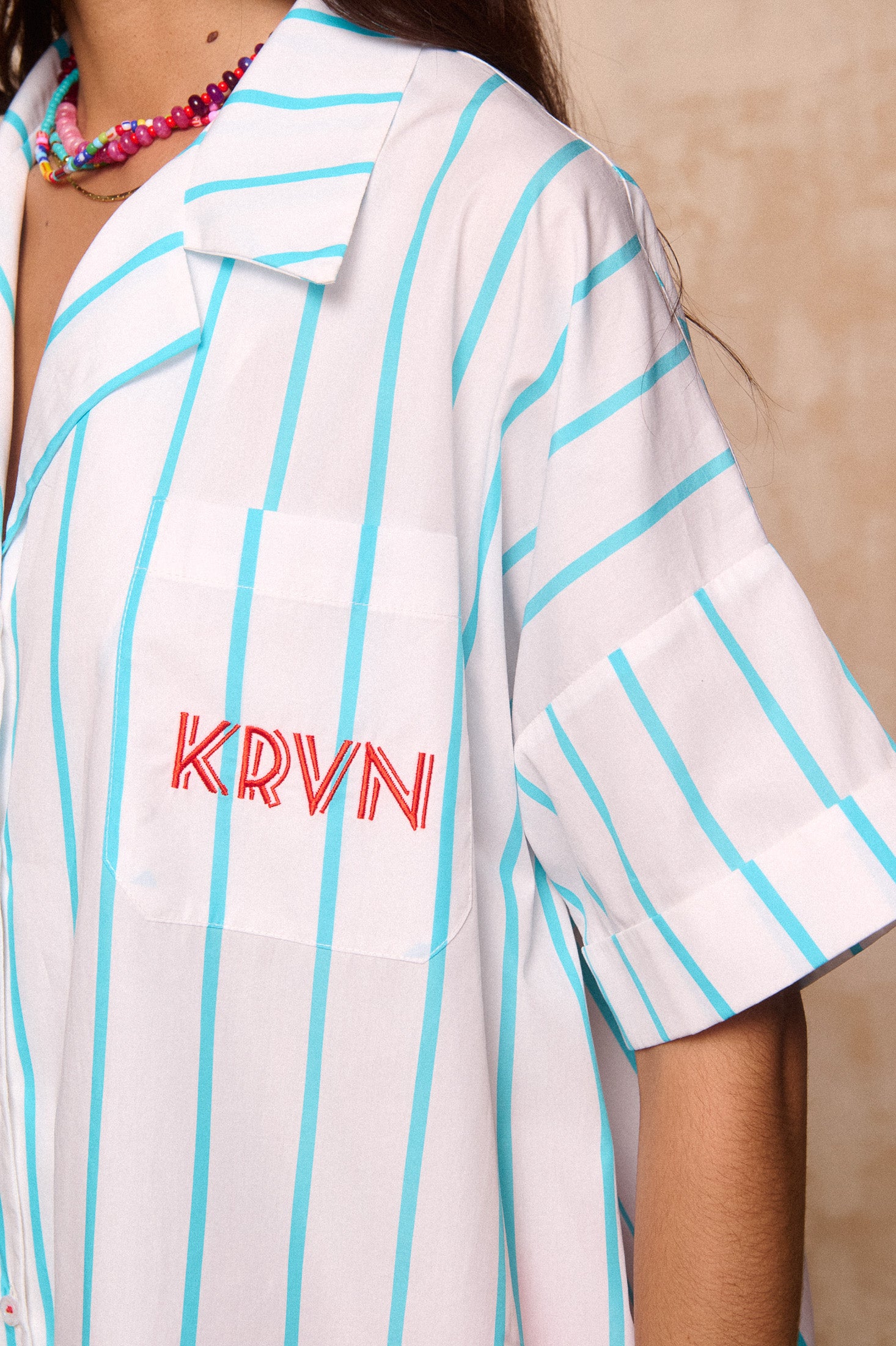 Zinnia Shirt (Turquoise) – Karavan Clothing