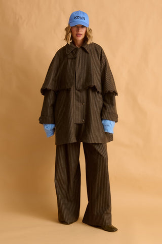 karavan clothing fashion fall winter 25 krvn homecoming collection molly cape brown