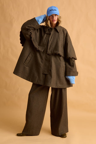 karavan clothing fashion fall winter 25 krvn homecoming collection alessandra trousers brown