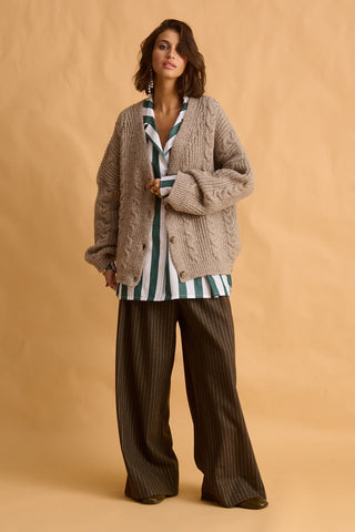 karavan clothing fashion fall winter 25 krvn homecoming collection alessandra trousers brown